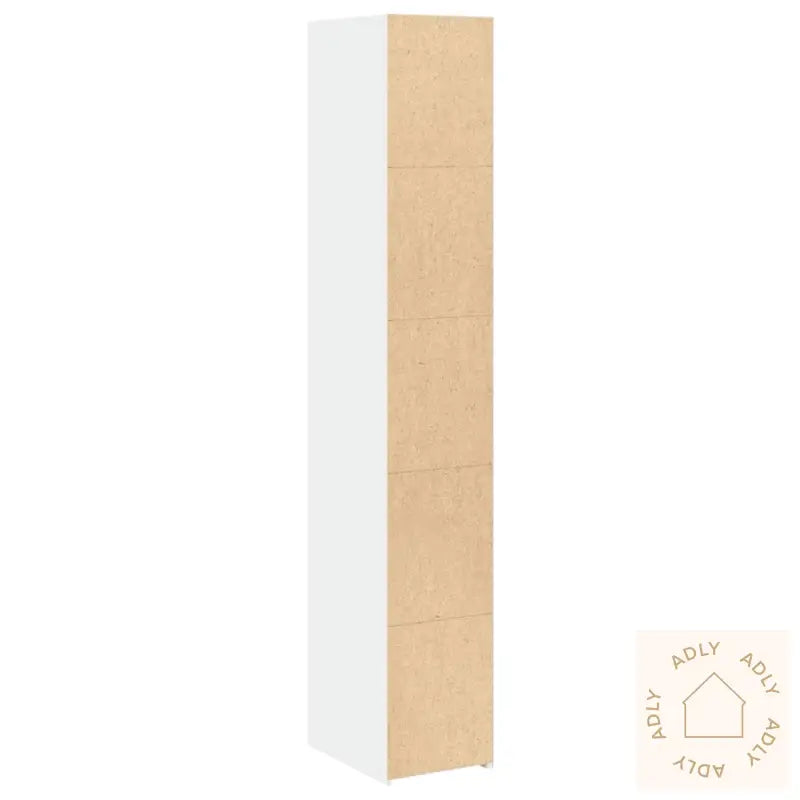 Hylle Hvit 30X41X185 Cm Konstruert Tre