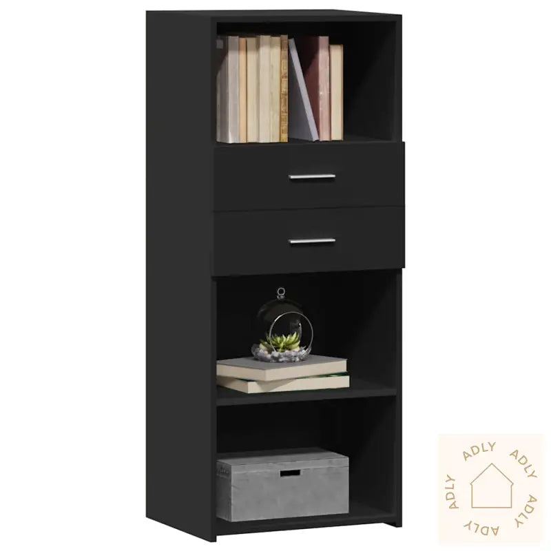 Hylle Svart 50X42,5X124 Cm Konstruert Tre