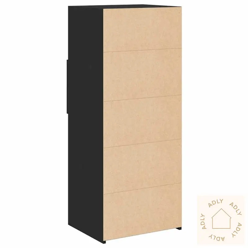 Hylle Svart 50X42,5X124 Cm Konstruert Tre