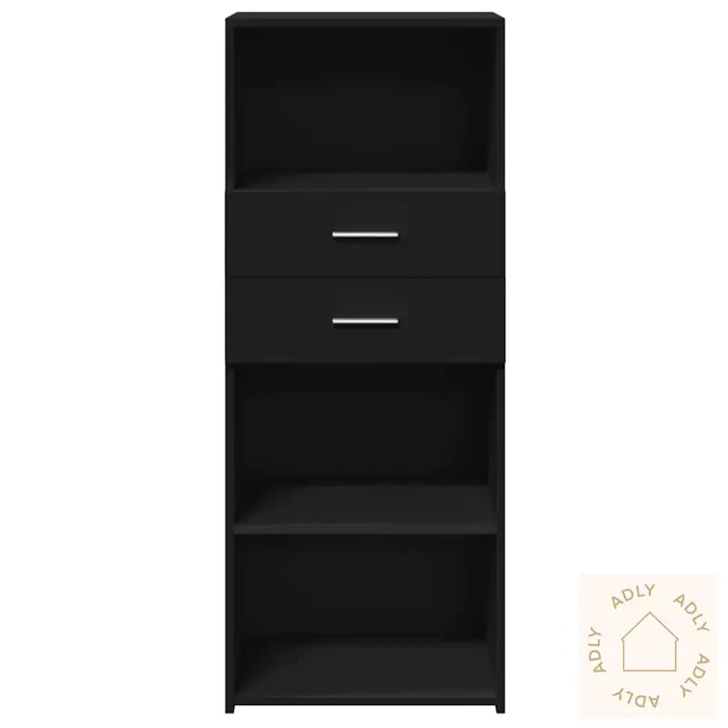 Hylle Svart 50X42,5X124 Cm Konstruert Tre