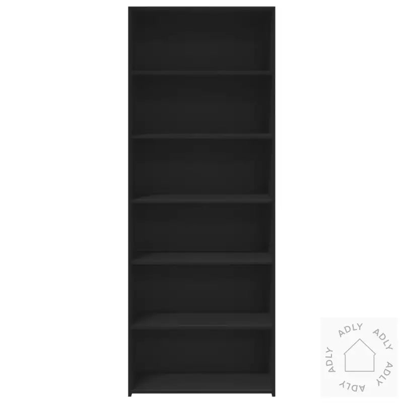 Hylle Svart 70X41X185 Cm Konstruert Tre