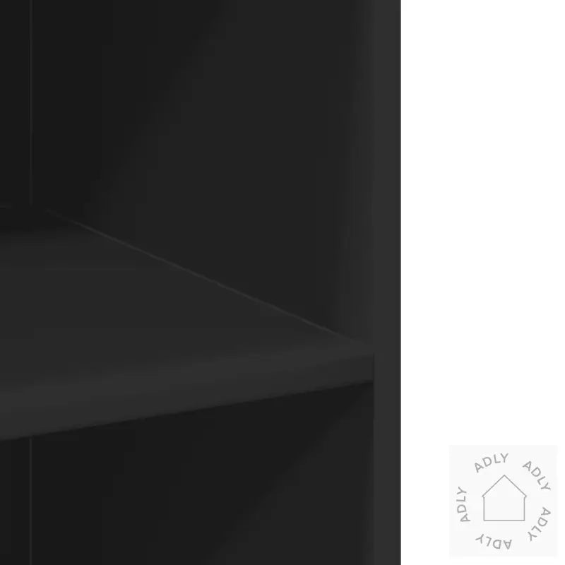 Hylle Svart 70X41X185 Cm Konstruert Tre