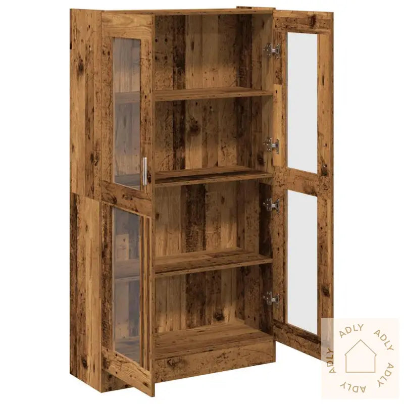 Highboard Gammelt Tre 82,5X30,5X150 Cm Konstruert Tre