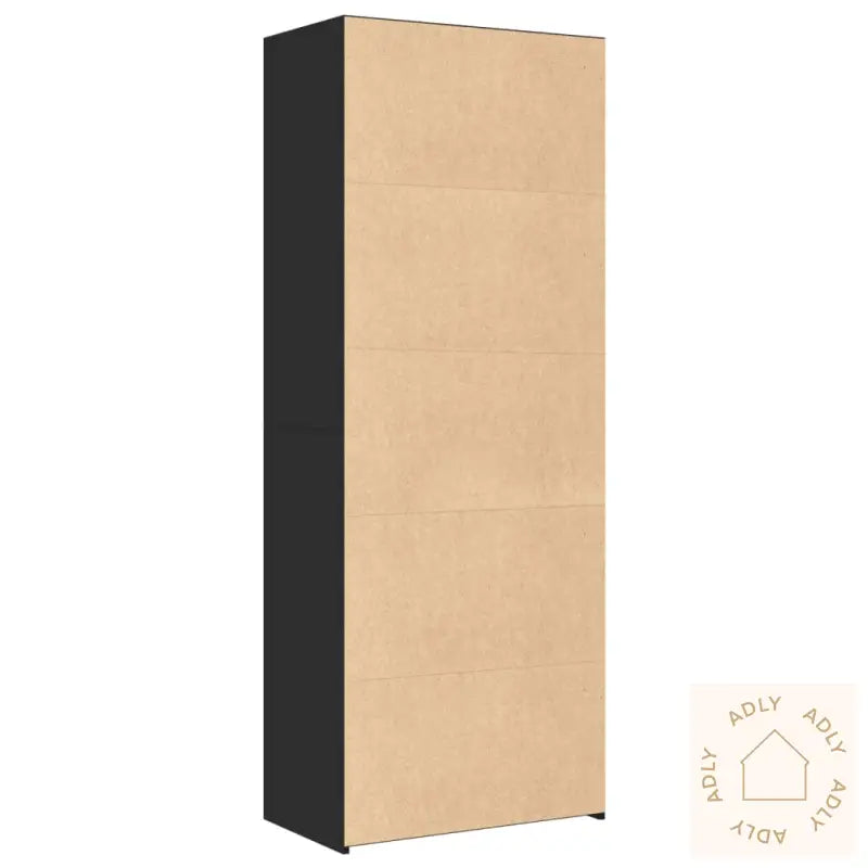 Hylle Svart 70X41X185 Cm Konstruert Tre