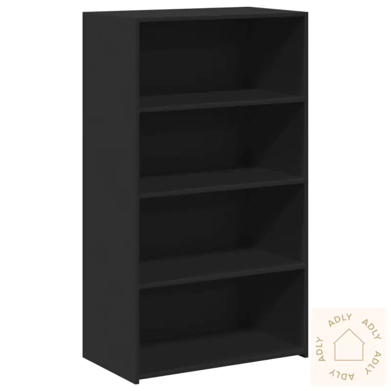 Hylle Svart 70X41X124 Cm Konstruert Tre