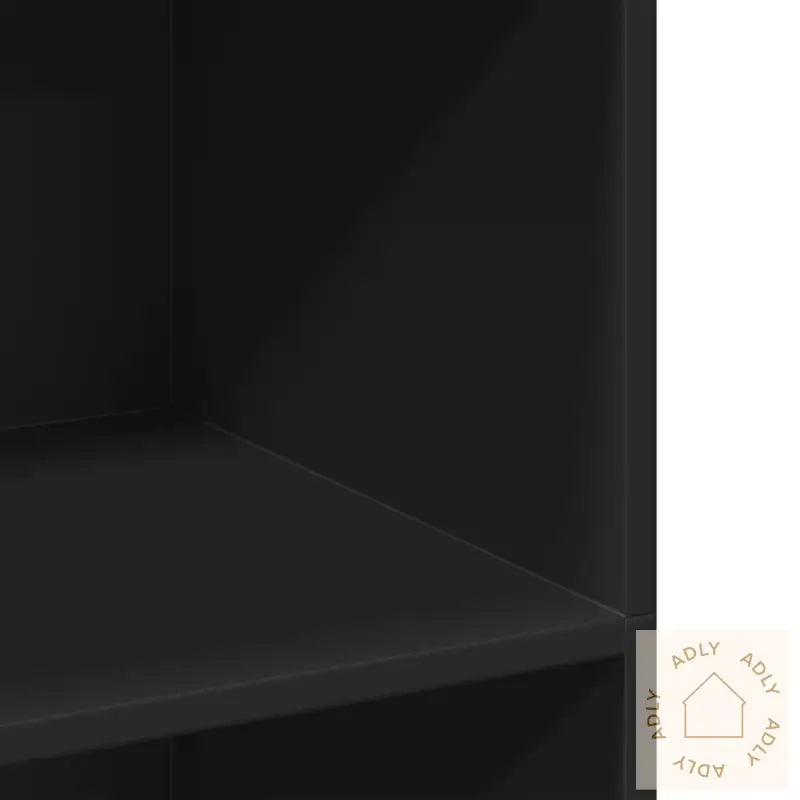 Hylle Svart 70X41X124 Cm Konstruert Tre