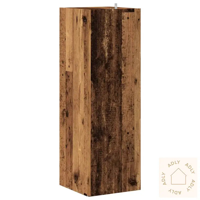 Hjørneskap Gammelt Tre 33X33X100 Cm Konstruert Tre