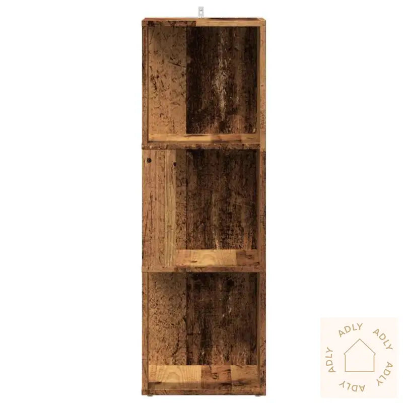 Hjørneskap Gammelt Tre 33X33X100 Cm Konstruert Tre