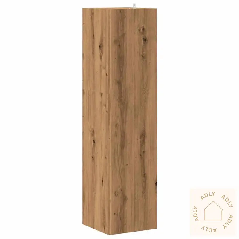 Hjørneskap Artisan Eik 33X33X132 Cm Konstruert Tre