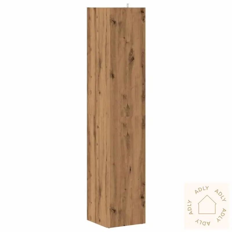 Hjørneskap Artisan Eik 33X33X165 Cm Konstruert Tre