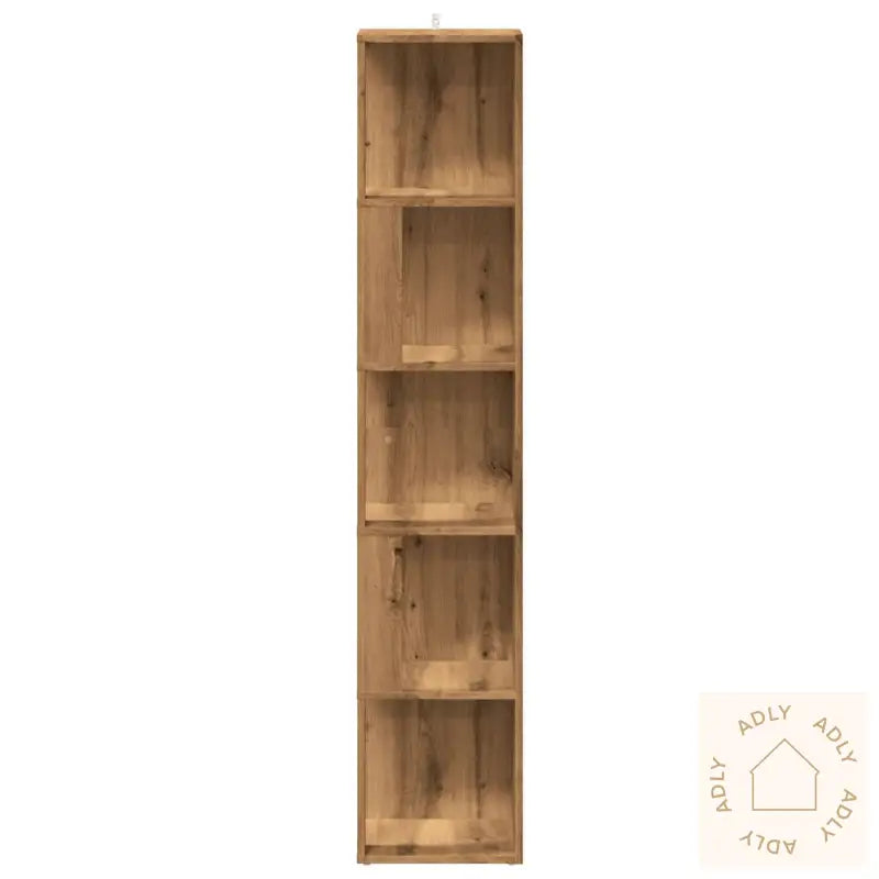 Hjørneskap Artisan Eik 33X33X165 Cm Konstruert Tre