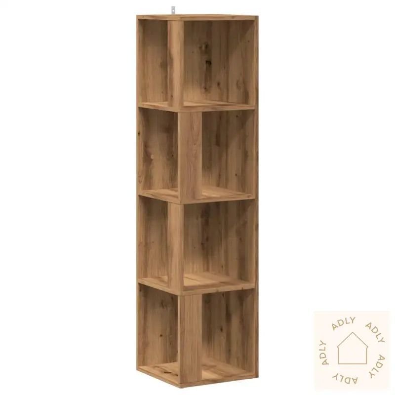 Hjørneskap Artisan Eik 33X33X132 Cm Konstruert Tre
