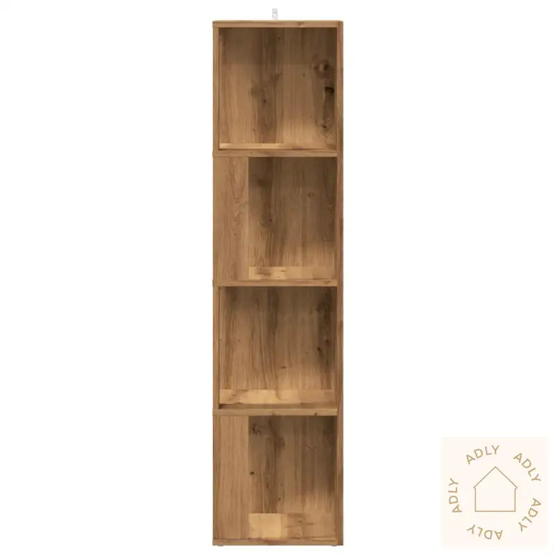 Hjørneskap Artisan Eik 33X33X132 Cm Konstruert Tre