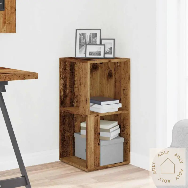 Hjørneskap Gammelt Tre 33X33X67 Cm Konstruert Tre