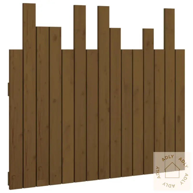 Veggmontert Hodegavl Honningbrun 95,5X3X80 Cm Heltre Furu