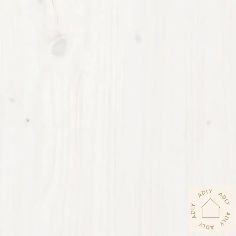 Veggmontert Sengegavl Hvit 127,5X3X80 Cm Heltre Furu