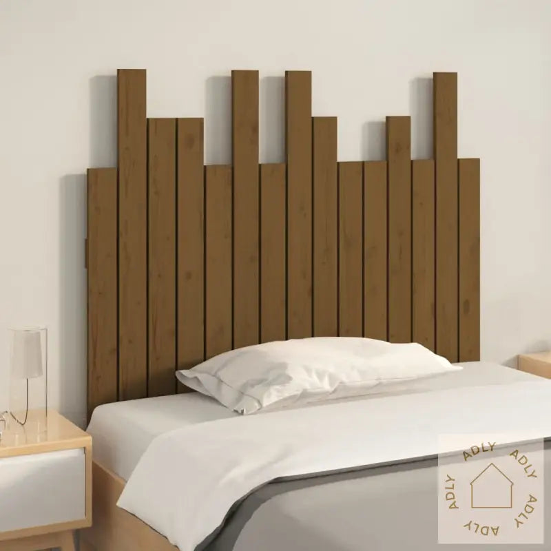 Veggmontert Hodegavl Honningbrun 95,5X3X80 Cm Heltre Furu