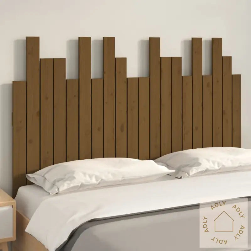 Veggmontert Hodegavl Honningbrun 127,5X3X80 Cm Heltre Furu