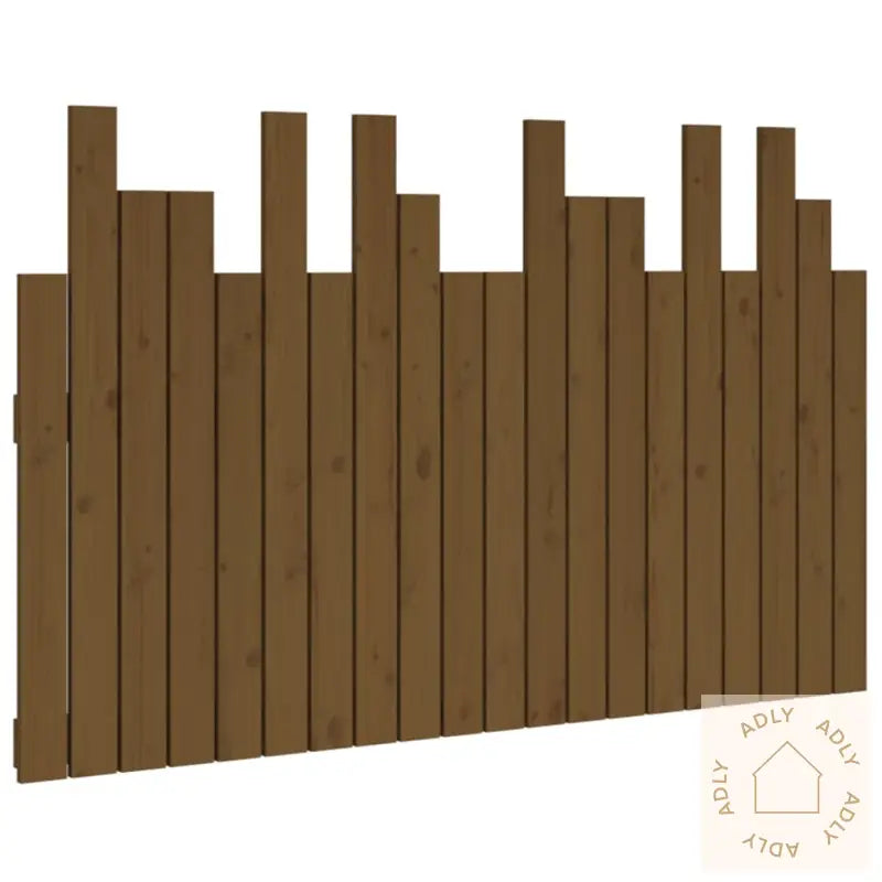 Veggmontert Hodegavl Honningbrun 127,5X3X80 Cm Heltre Furu