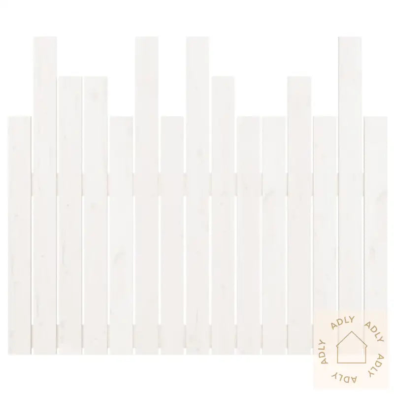 Veggmontert Sengegavl Hvit 95,5X3X80 Cm Heltre Furu