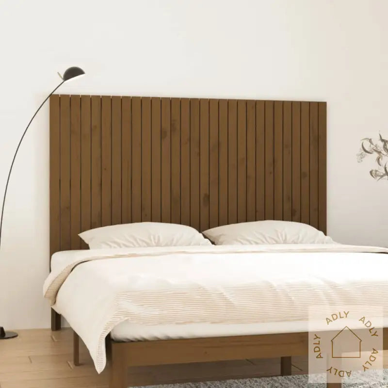 Veggmontert Hodegavl Honningbrun 185X3X110 Cm Heltre Furu