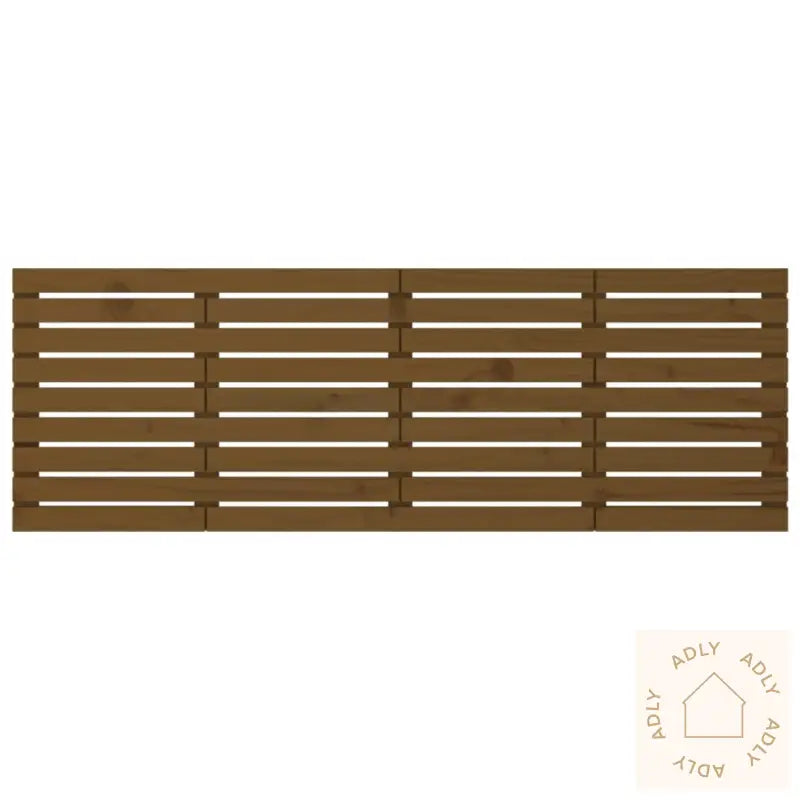 Veggmontert Hodegavl Honningbrun 206X3X63 Cm Heltre Furu