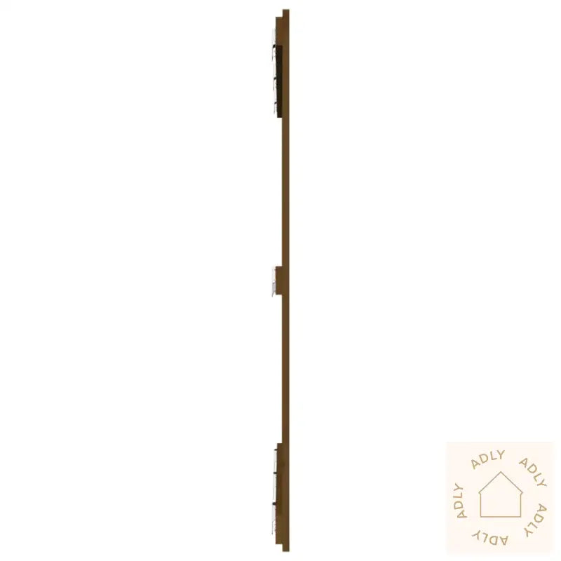 Veggmontert Hodegavl Honningbrun 127,5X3X110 Cm Heltre Furu