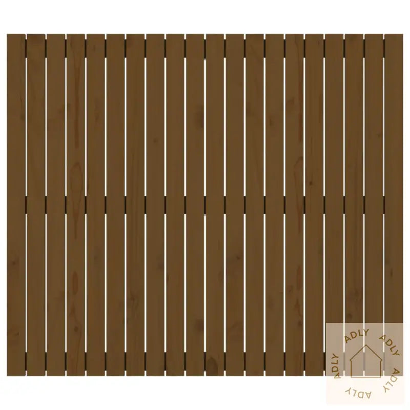 Veggmontert Hodegavl Honningbrun 127,5X3X110 Cm Heltre Furu