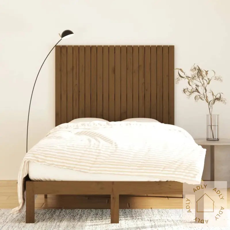 Veggmontert Hodegavl Honningbrun 127,5X3X110 Cm Heltre Furu