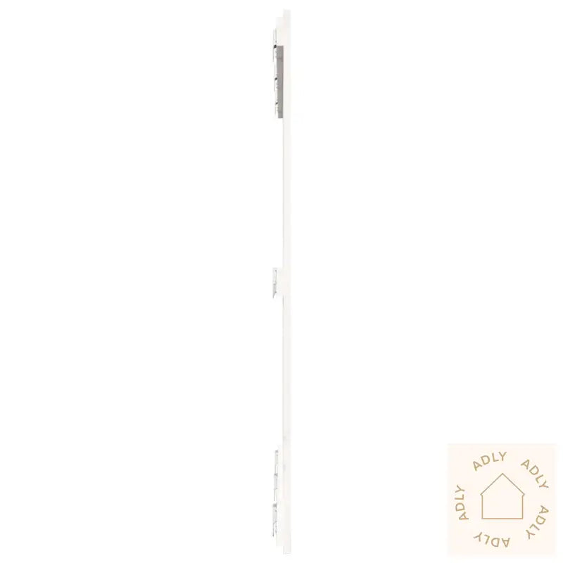 Veggmontert Sengegavl Hvit 127,5X3X110 Cm Heltre Furu