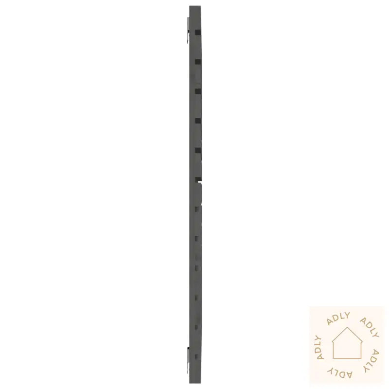Veggmontert Hodegavl Grå 141X3X91,5 Cm Heltre Furu