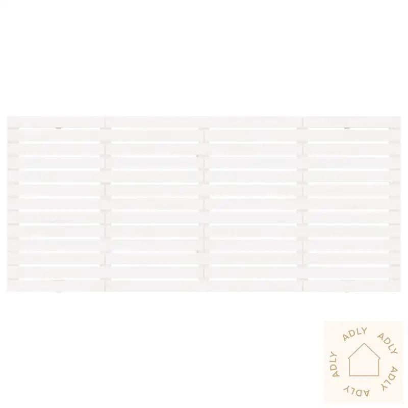 Veggmontert Sengegavl Hvit 166X3X91,5 Cm Heltre Furu