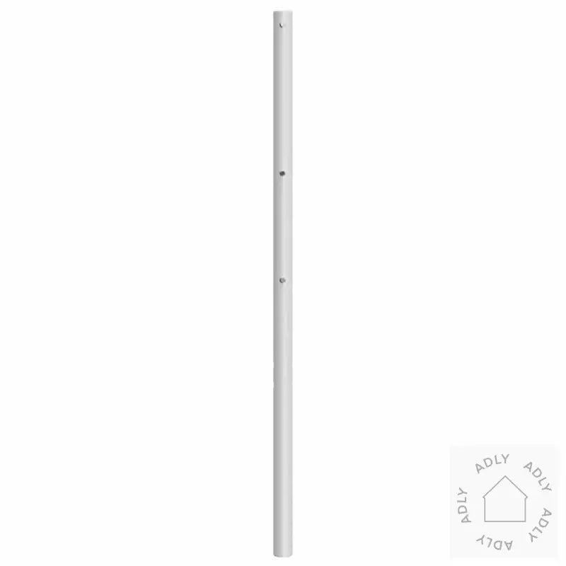 Sengegavl I Metall Hvit 180 Cm
