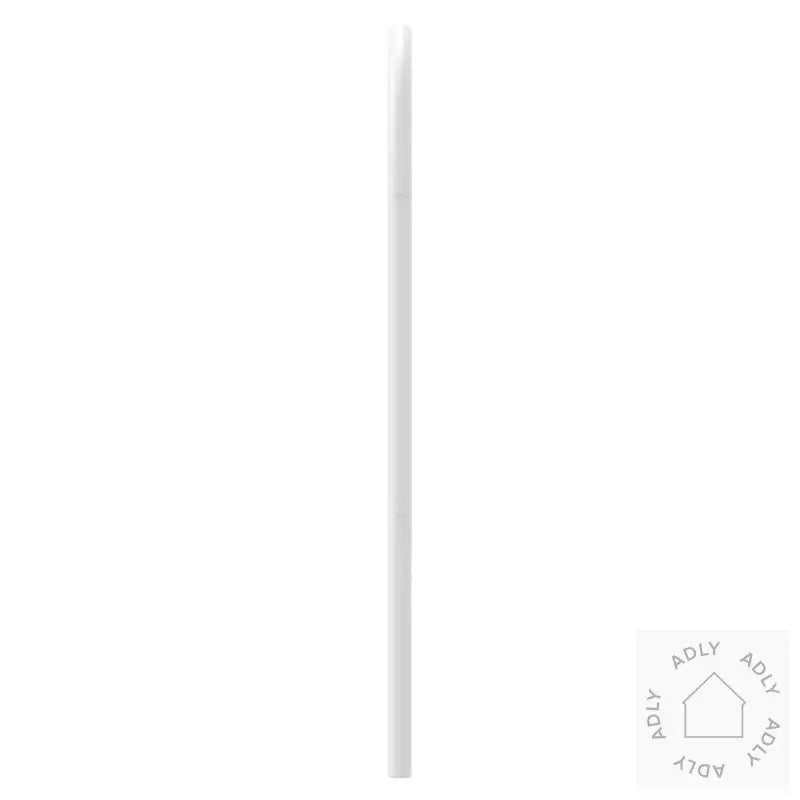 Sengegavl I Metall Hvit 80 Cm