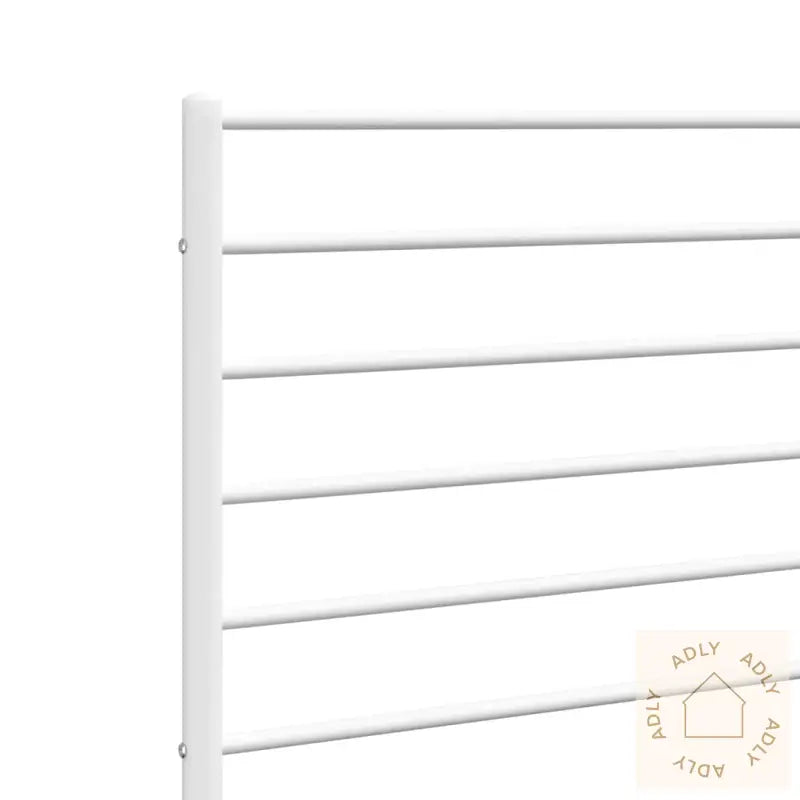 Sengegavl I Metall Hvit 150 Cm