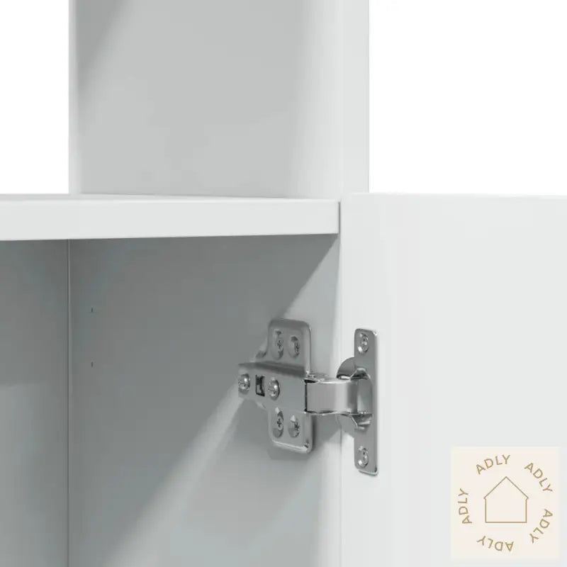 Highboard Hvit 92X33X180 Cm Konstruert Tre