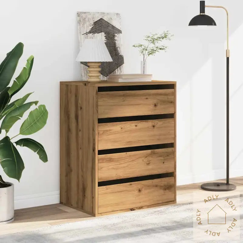 Kommode Artisan Eik 60X41X76 Cm Konstruert Tre