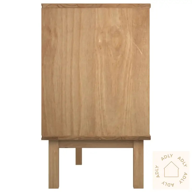 Kommode Otta Brun Og Grå 111X43X73,5 Cm Heltre Furu