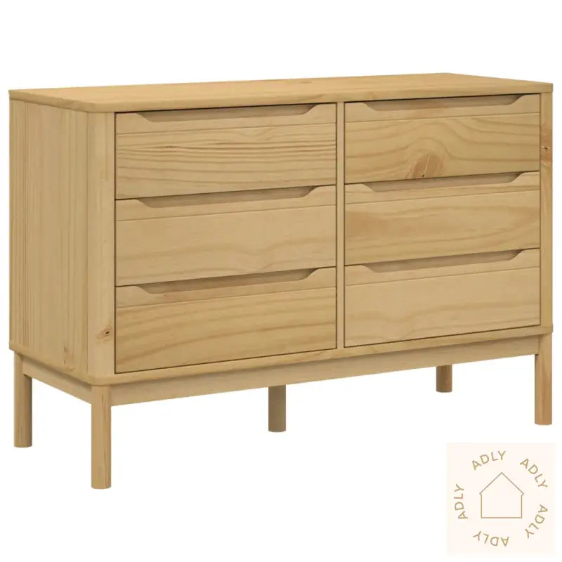 Kommode Floro Voksbrun Heltre Furu