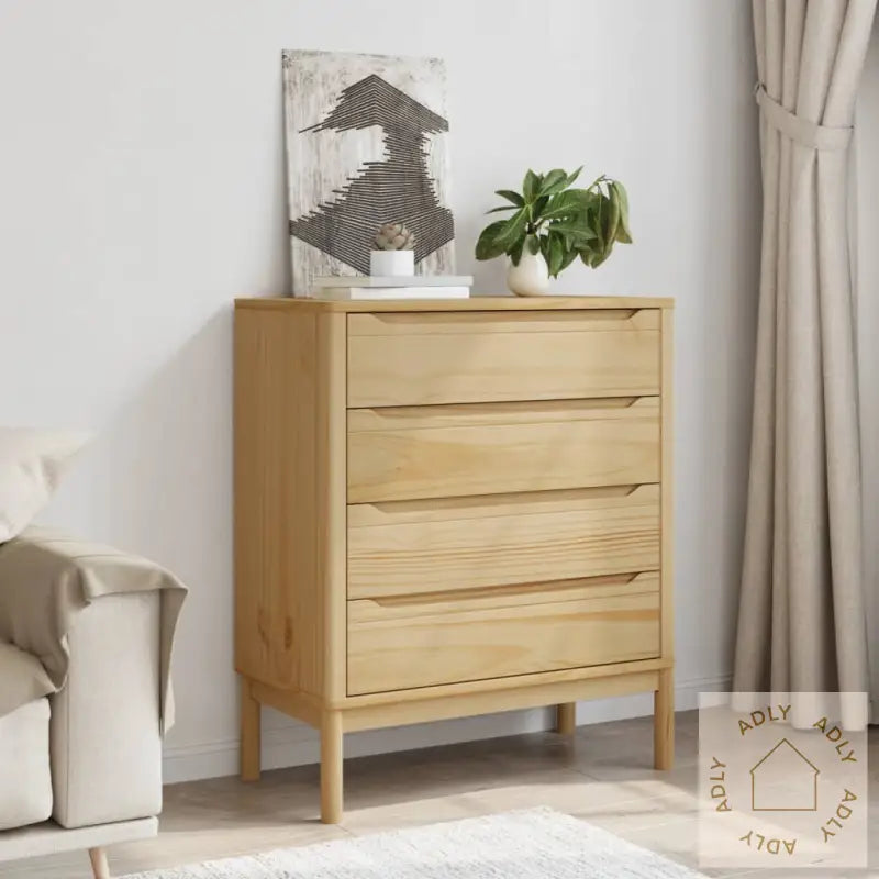 Kommode Floro Voksbrun Heltre Furu