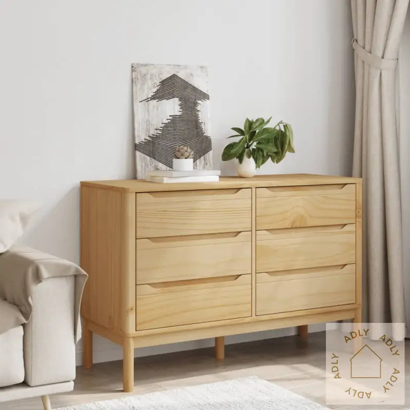 Kommode Floro Voksbrun Heltre Furu