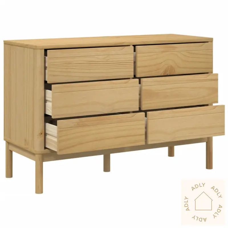 Kommode Floro Voksbrun Heltre Furu