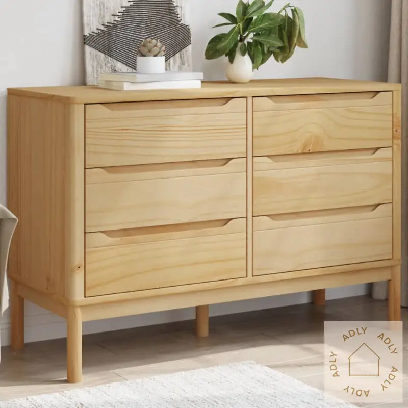 Kommode Floro Voksbrun Heltre Furu