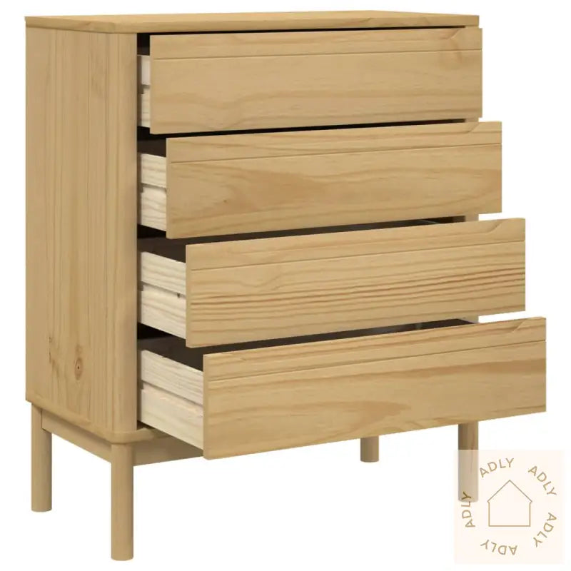 Kommode Floro Voksbrun Heltre Furu