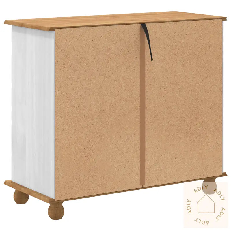 Kommode 'Askim'hvit 91X40X79 Cm Solid Tre Pine