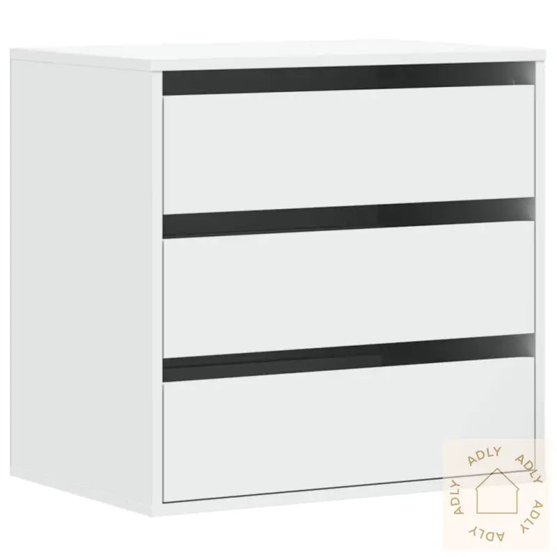 Kommode Hvit 60X41X58 Cm Konstruert Tre