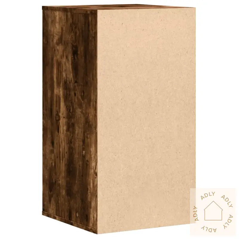 Kommode Røkt Eik 40X41X76 Cm Konstruert Tre