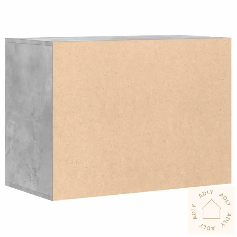 Kommode Betonggrå 80X41X58 Cm Konstruert Tre