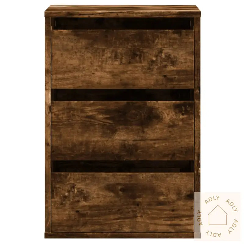 Kommode Røkt Eik 40X41X58 Cm Konstruert Tre