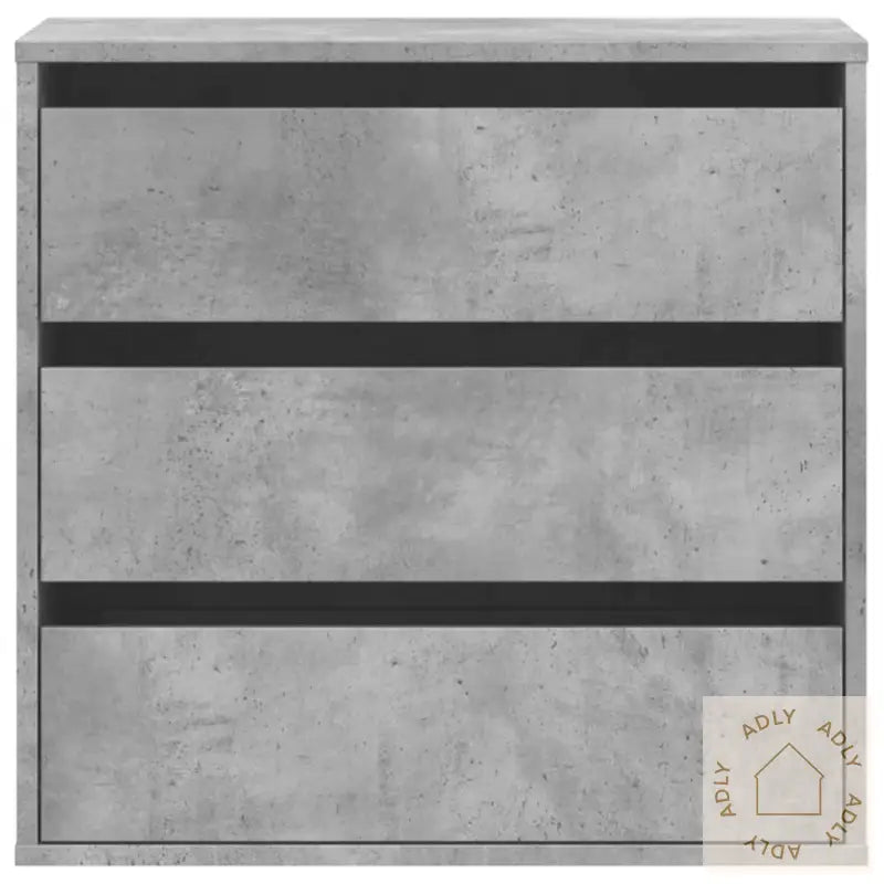 Kommode Betonggrå 60X41X58 Cm Konstruert Tre
